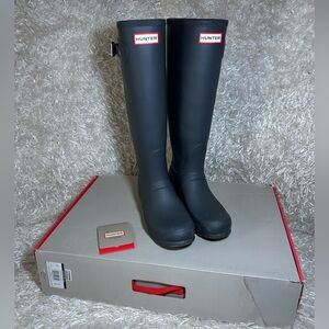 Hunter Original Dark Slate Tall Rain boots Women’s 8